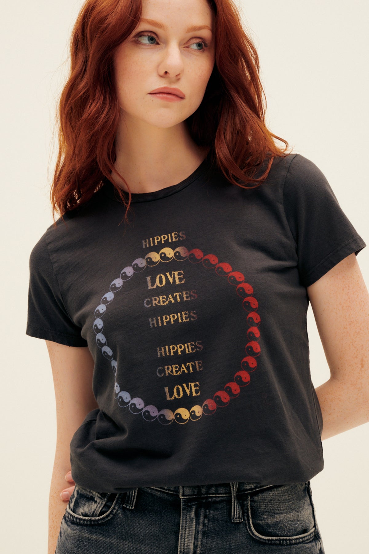 The Lil Goodie Goodie Yin Yang Hippies Tee