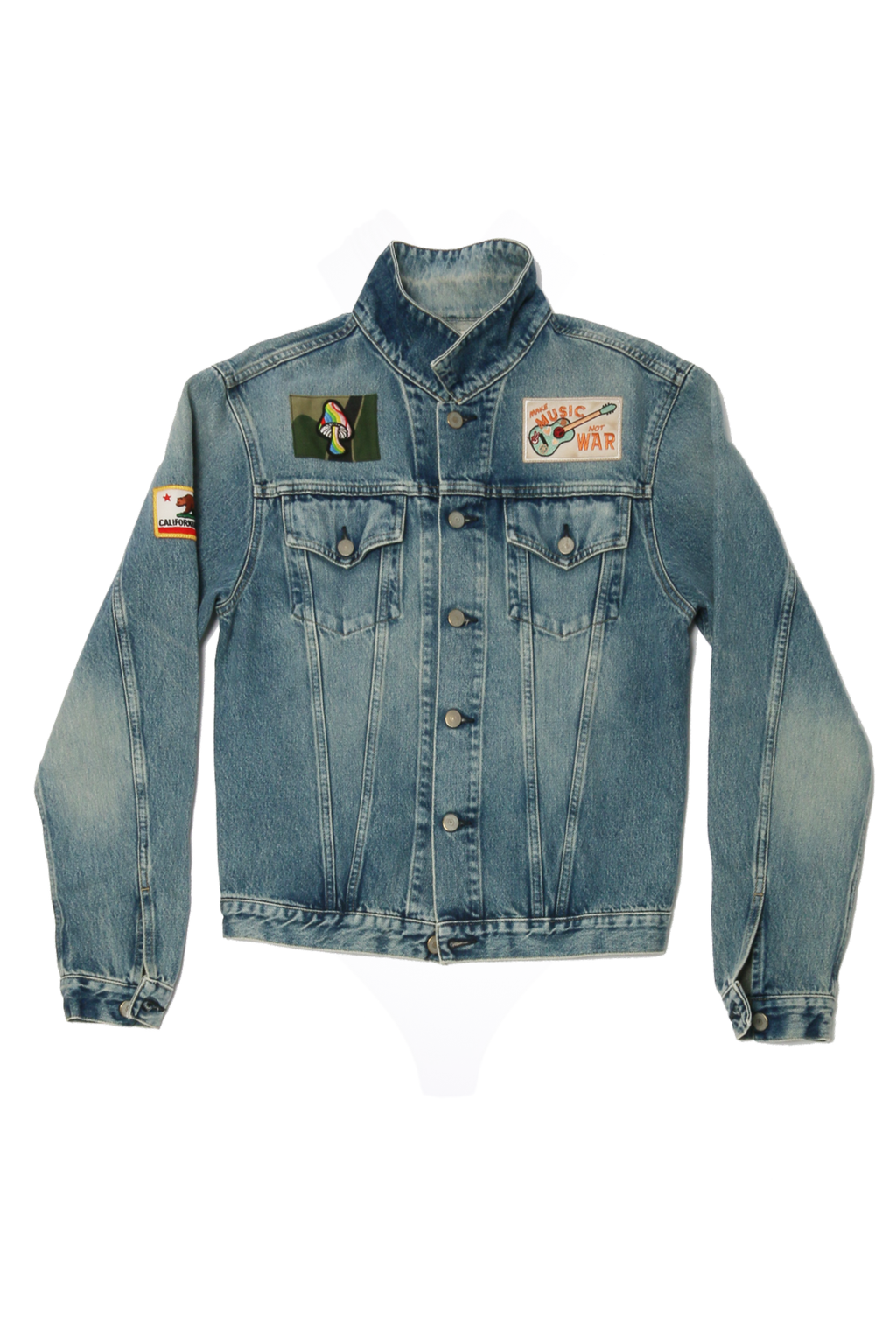 RHLA X TN Custom Denim Jacket with Back Pocket - Large