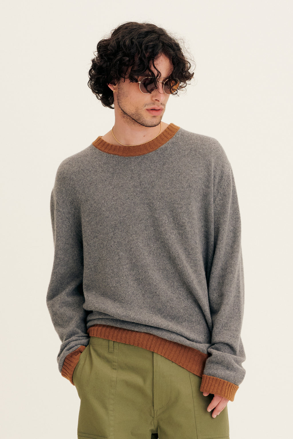 Ron Herman Cotton Crew Neck Pullover-